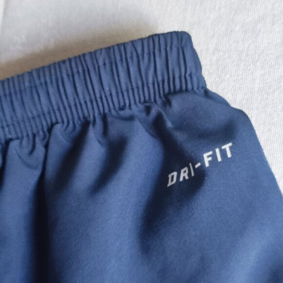 LIVESTRONG Nike Tempo Dri-fit running shorts men's size M navy blue w yellow - Picture 11 of 15